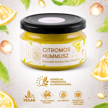 Citromos hummusz 220g