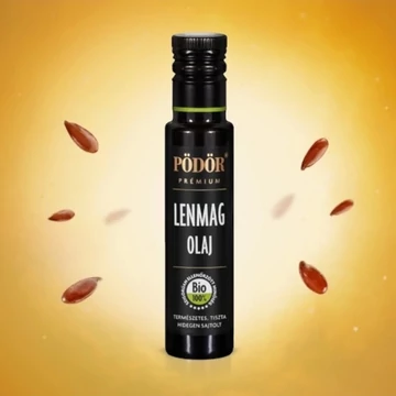 PÖDÖR Bio lenmagolaj 100ml