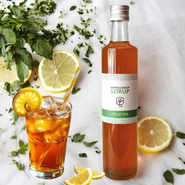 KAPOLCSIKUM Zöld tea szirup 0,5L