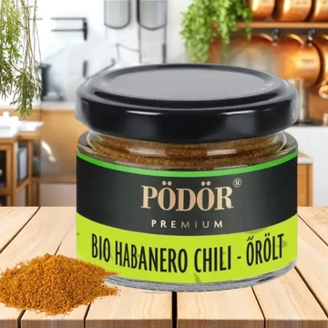 PÖDÖR Bio habanero chili - őrölt 30g