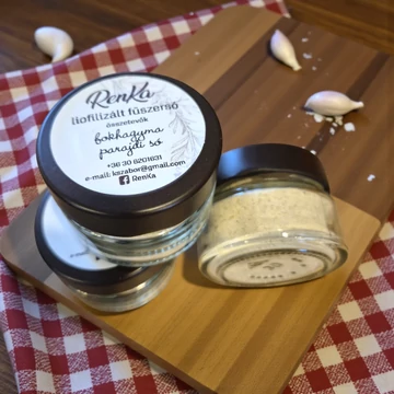 Liofilizált fokhagymás fűszersó parajdi sóból