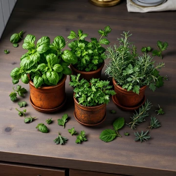 Cserepes fűszernövény - Bazsalikom