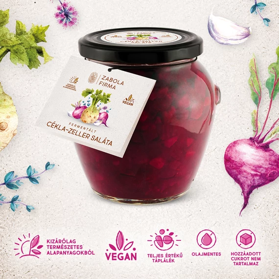 Fermentált cékla-zeller saláta 290g