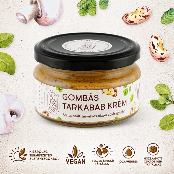 Gombás tarkabab krém 220g