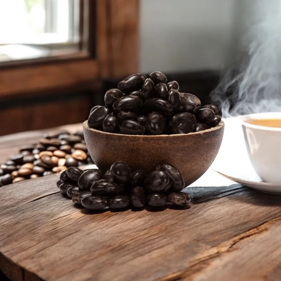 GRIZLY  Kávébabok étcsokoládé bevonatban 250 g
