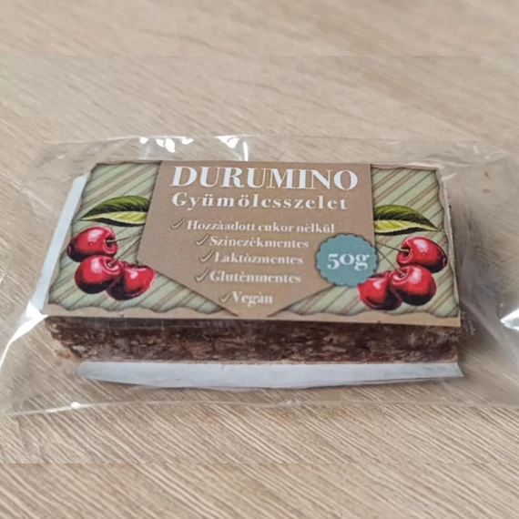 DURUMINO Gyümölcsszelet Meggyes 50g