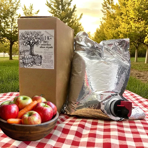 BIO szűretlen alma-sárgarépalé 3L