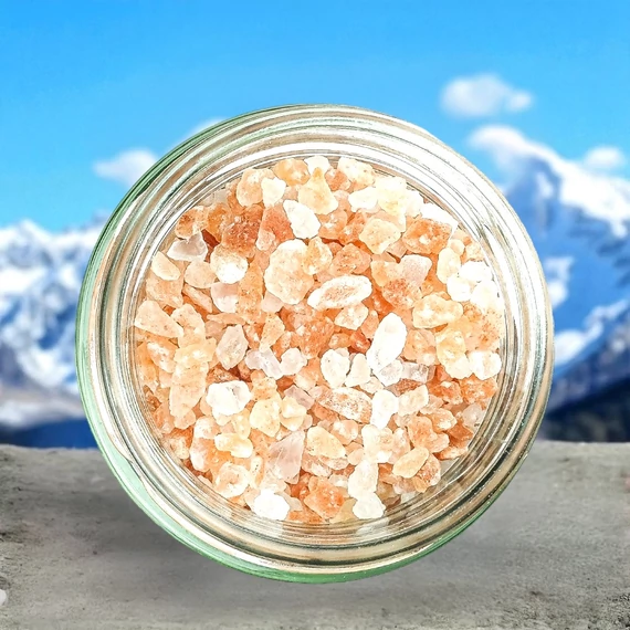 Pakisztáni kristálysó - dark pink - durva 150g 