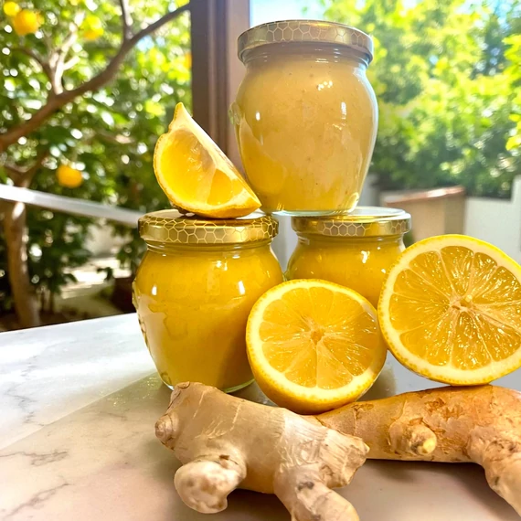 Termelői gyömbéres-citromos méz 250g