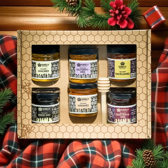 Király Méhészet Mézválogatás – 6×50g