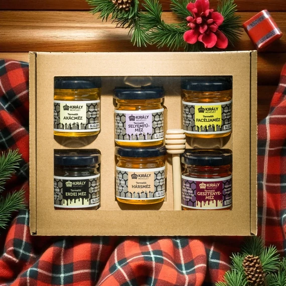 Király Méhészet Mézválogatás – 6×50g