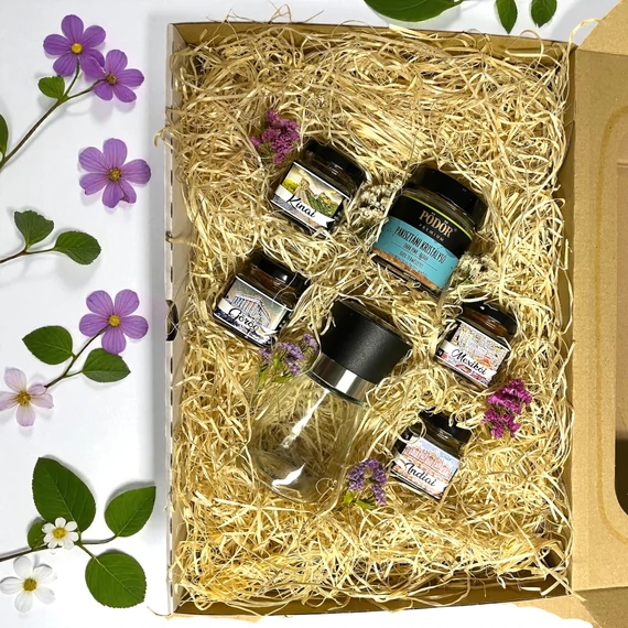 Ízutazás a világ körül - fűszeres ajándékcsomag