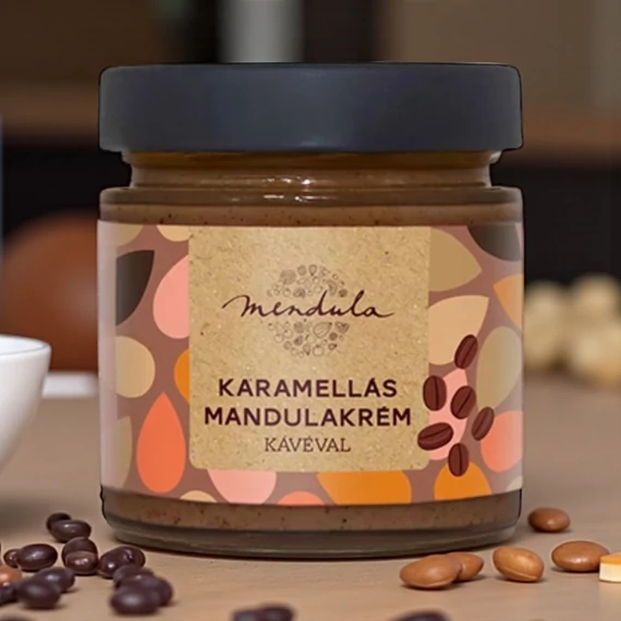 Karamellás mandulakrém kávéval 180g