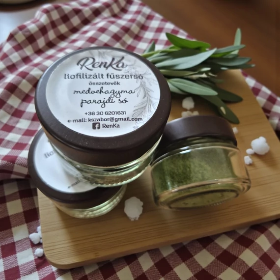 Liofilizált medvehagymás fűszersó parajdi sóból