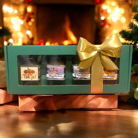 Kézműves ajándékcsomag fűszerválogatás