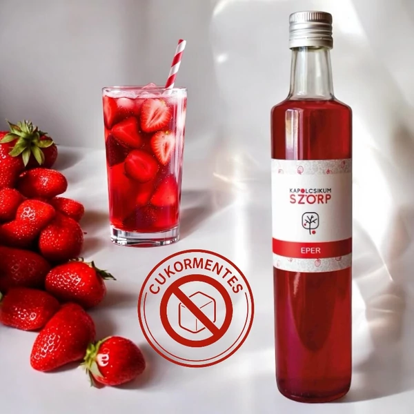 KAPOLCSIKUM Cukormentes Eperszörp