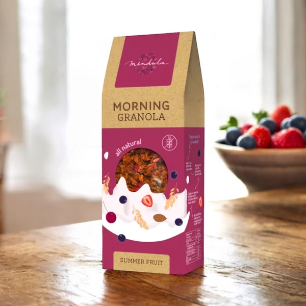 Summer fruit &lt;br&gt; Meggyes-feketeribizlis granola 300g